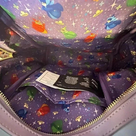 Loungefly Disney Princess Castle Series Sleeping Beauty Mini Backpack New no tag main image 8